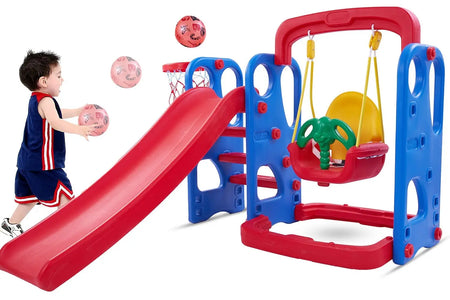 Baybee Super Garden Swing & Slider for Kids Plastic Baby Slide and Swing Combo BAYBEE