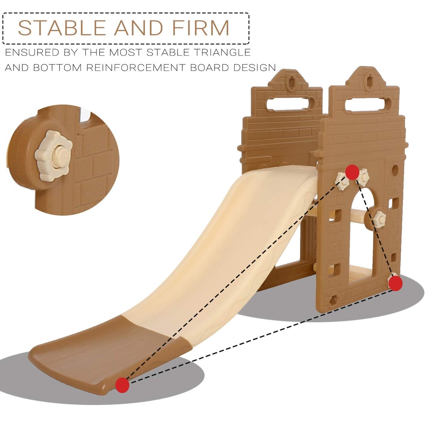 Baybee Dude Garden Baby Slides for Kids Fun Activity Sliding for Babies with Climbing Baybee India