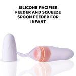 Baybee Infant Silicone Food Feeder, Anti-Colic & BPA Free Squeeze Feeder Bottle with Spoon Baybee India