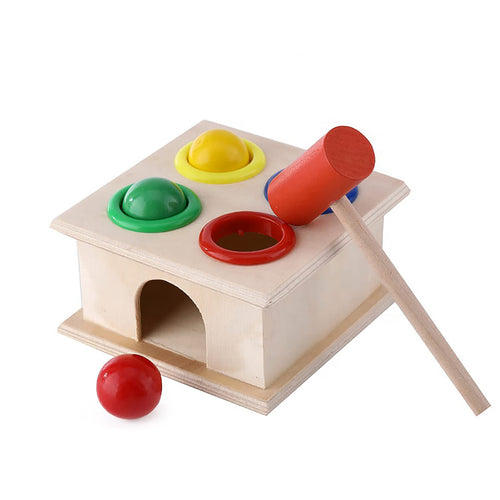 Baybee Wooden Hammer Case Toy Knock Pounding Bench for Kids