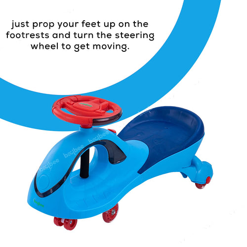 Baybee Roadmaster Swing Magic Ride ons Cars for Kids with PU Wheels BAYBEE