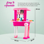 Baybee Kitchen King 2 in 1 Set for Kids, Portable Pretend Play Little Chef Set Toys BAYBEE