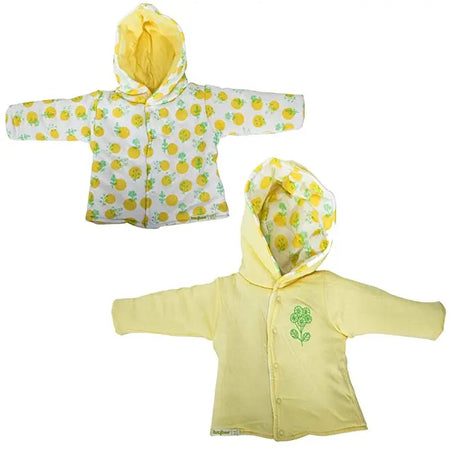 BAYBEE Baby Reversible Sweater Jacket - Baby Jacket/Winter Jackets 0-3 months BAYBEE