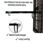 BAYBEE Baby Cradle Metal Hanger for Newborn Babies (76 x 26 x 8 cm) - Black BAYBEE