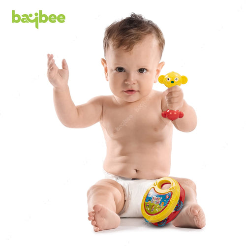 Baybee Pack of 2 Baby Toys Rattles Set with Smooth Edges for Babies. BAYBEE