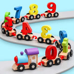 Baybee Push & Pull Digital Train Set Kids Toys, Play Train with Sliding Wheels and 0 to 9 Numbers BAYBEE