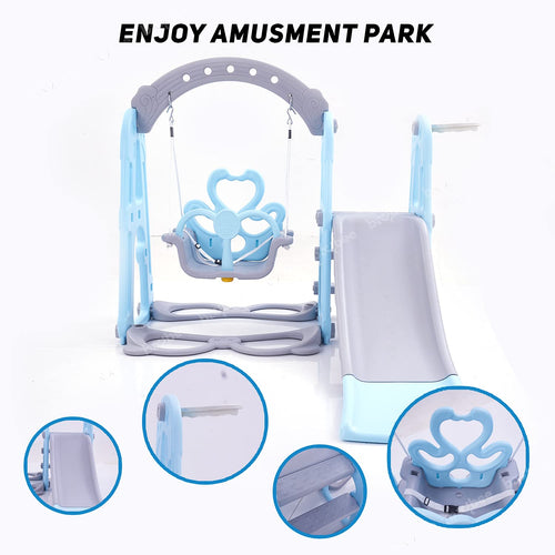 Twinkle 4 in 1 Swing and Slider Foldable Baby Garden Slide for Kids Baybee India