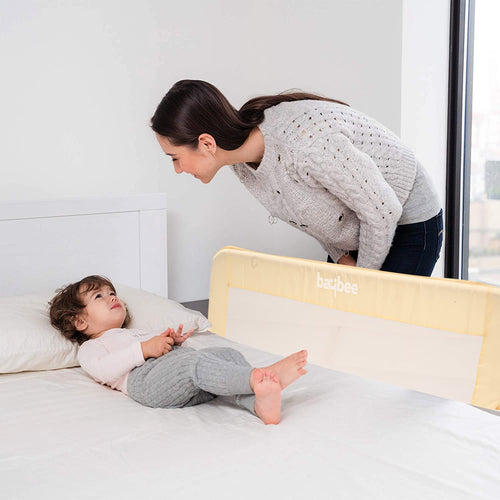 BAYBEE Bed Rail Guard Height Adjustable Barrier for Baby - 180 x 42 cm BAYBEE