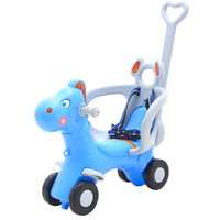 BAYBEE 2 in 1 Baby Horse Rider-Kids Ride-On Push Car for Kids Boys & Girls