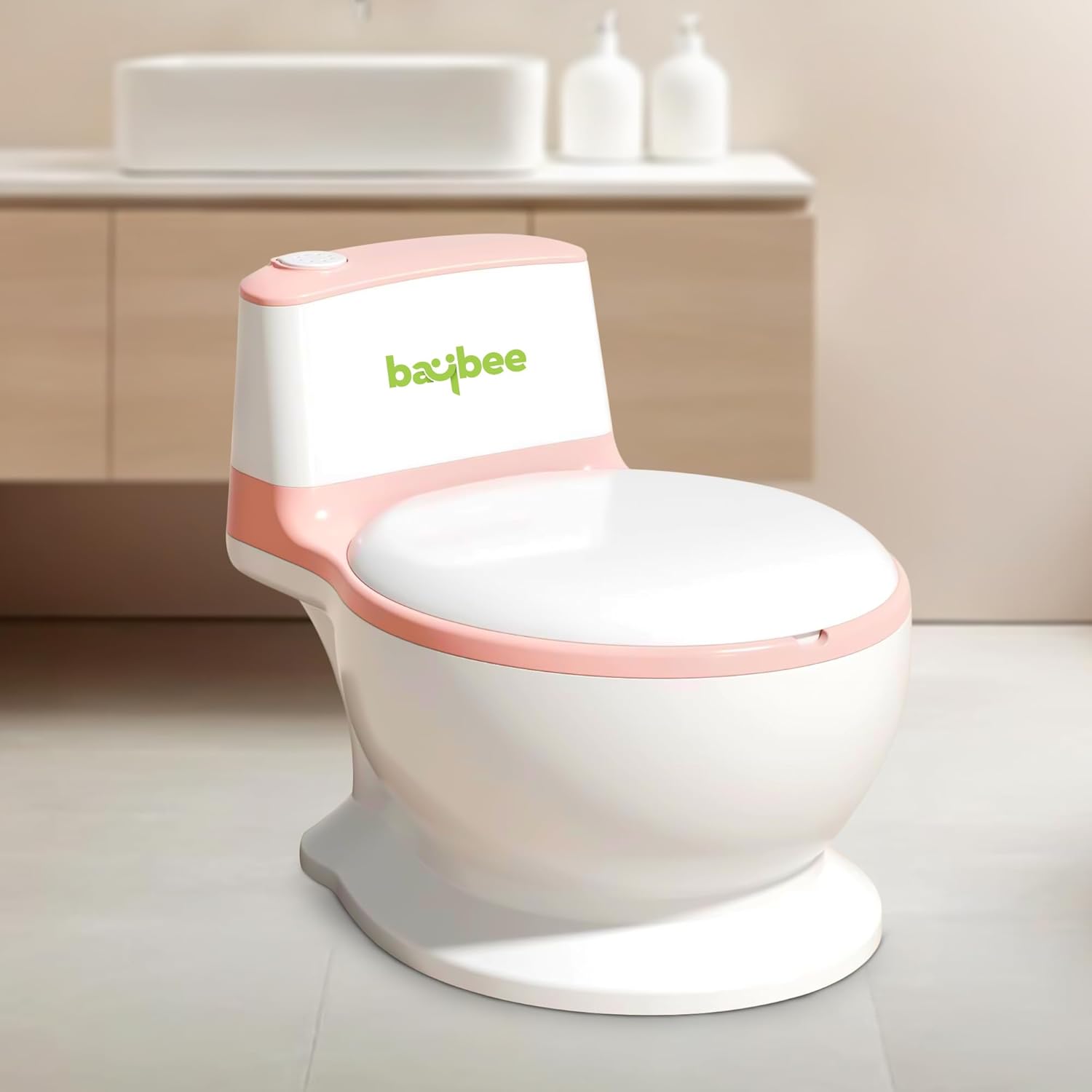 Baybee Lasso Western Toilet Potty Seat For Kids, Baby Potty Training Seat With Anti Slip Base, Splash Guard, Music & Cushion Seat