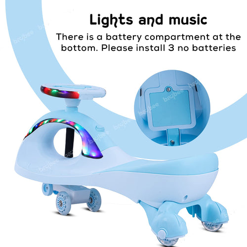 Baybee Roadmaster Swing Magic Ride ons Cars for Kids with PU Wheels BAYBEE