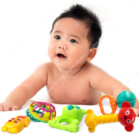 Baybee 5 Pcs Baby Toys Rattles Set for Babies BAYBEE
