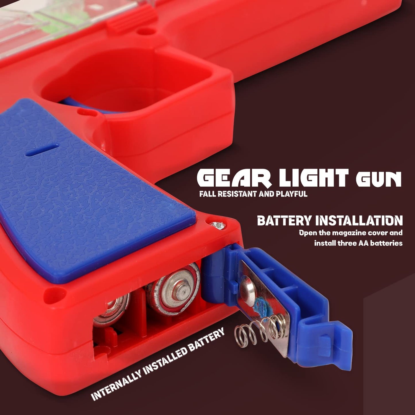 Baybee Electric Musical Gear Fun Target Shooting Gun Toys for Kids