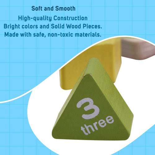 Baybee Wooden Clock to Learn Time, Shape & Color, Number and Shape Learning Educational Board for Kids BAYBEE