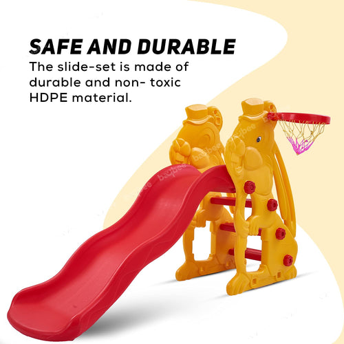 Baybee MEGA Bunny Plastic Super Senior Slide for Kids Garden Slider for Kids BAYBEE