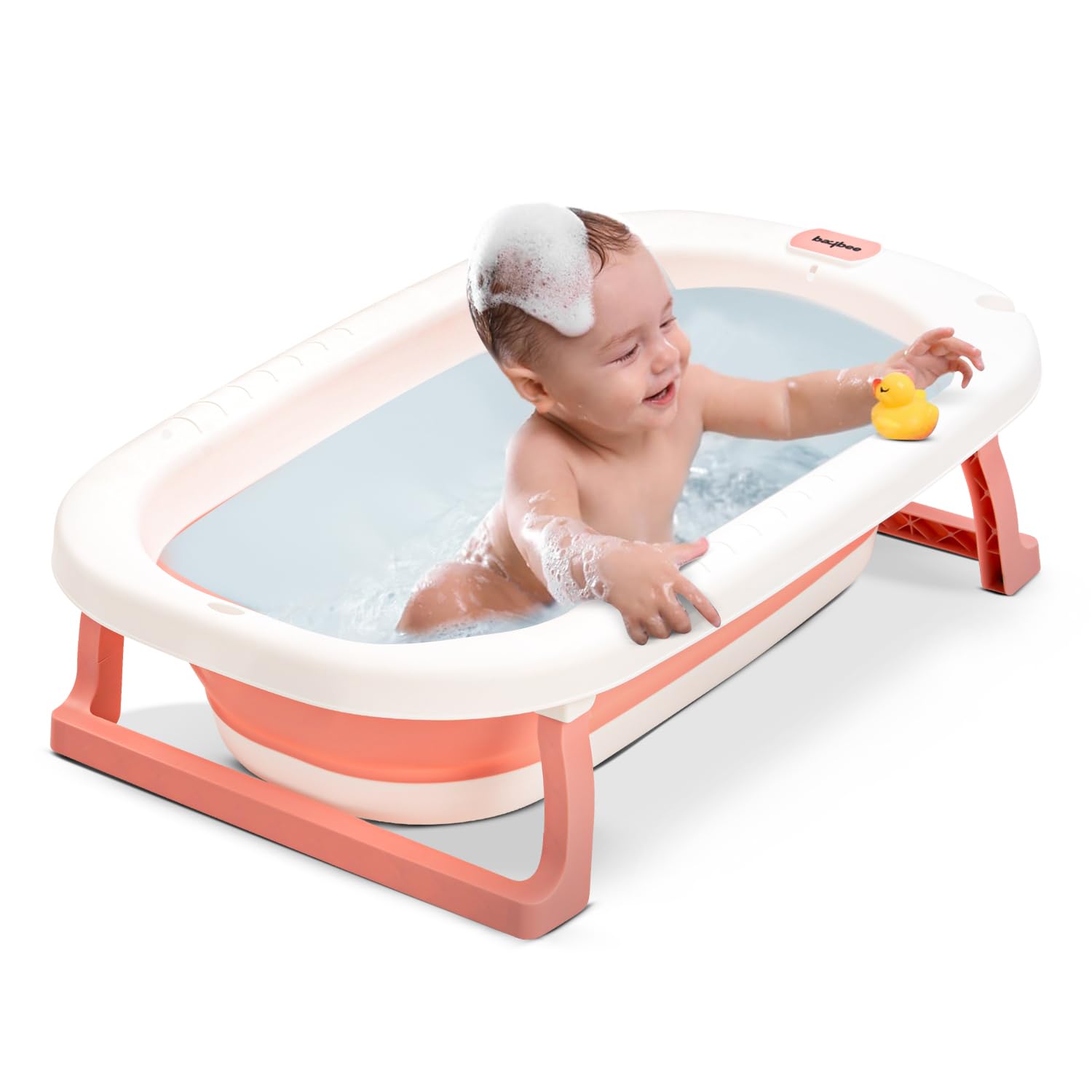Baybee Bath Tub for Baby 0-5 Years, Foldable Baby Bathtub for Kids with Anti Skid Base