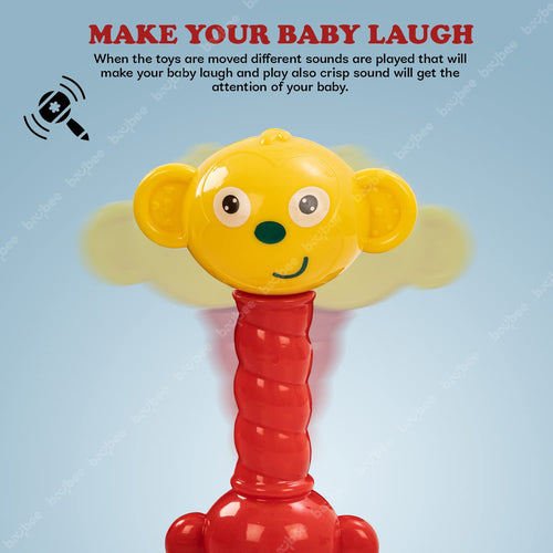 Baybee Pack of 2 Baby Toys Rattles Set with Smooth Edges for Babies. BAYBEE