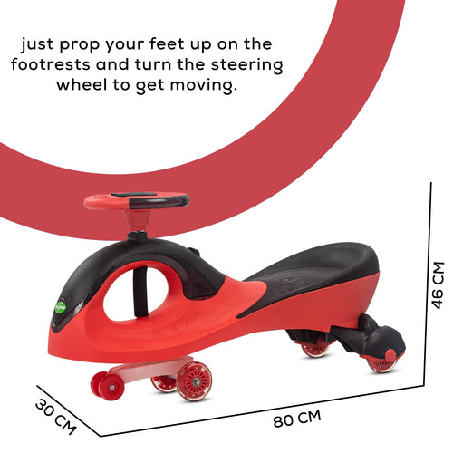 Baybee Roadmaster Swing Magic Ride ons Cars for Kids with PU Wheels BAYBEE