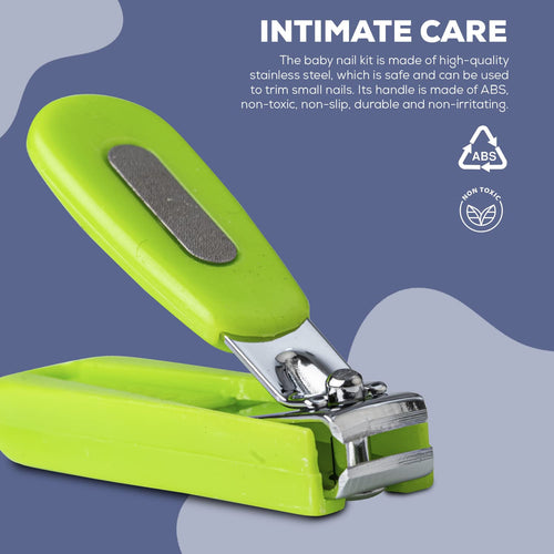 Baybee Baby Nail Clipper, Safety Nail Cutter for New Born Babies - Pack of 2 BAYBEE
