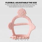 Baybee Silicone Baby Wrist Teether, BPA Free 100% Food Grade Silicone Teether for Babies (Pack of 2) BAYBEE