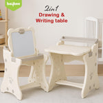 Baybee 2-in-1 Convertible Drawing & Writing Table for Kids Study Table with Whiteboard BAYBEE