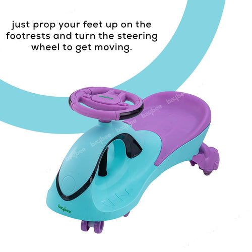 Baybee Roadmaster Swing Magic Ride ons Cars for Kids with PU Wheels BAYBEE