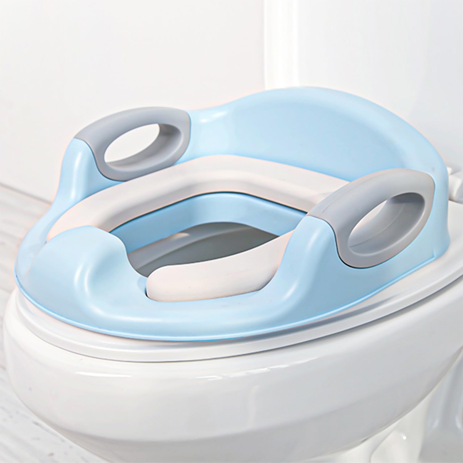 Baybee Milano Baby Potty Training Seat for Kids, Western Toilet Seat with Soft Cushion Seat, Splash Guard & Handle