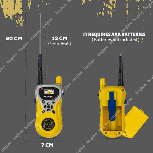 Baybee Long Range Two Way Radio Walkie Talkie Toy with Mic, Speaker & Antenna for Kids Baybee India