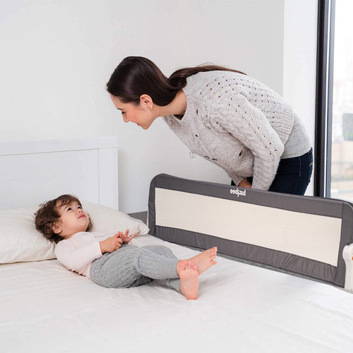 BAYBEE Bed Rail Guard Height Adjustable Barrier for Baby - 180 x 42 cm BAYBEE