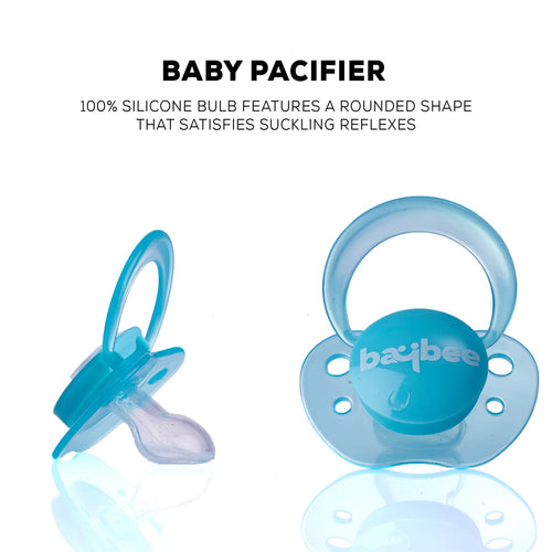 Baybee Baby Pacifier, Ultra Soft Silicone Pacifiers for Babies BAYBEE