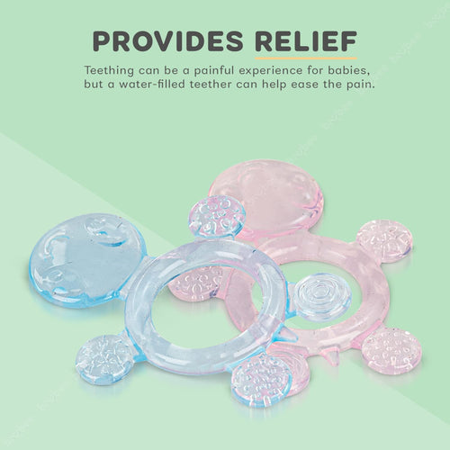 Baybee Natural Silicon Teether for Babies Non-Toxic Food Grade & BPA-Free (Pack of 2) Baybee India