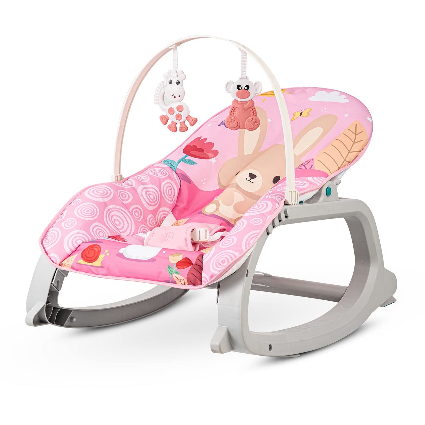 Baybee Daisy Baby Bouncer and Rocker Portable Chair – Baybee India