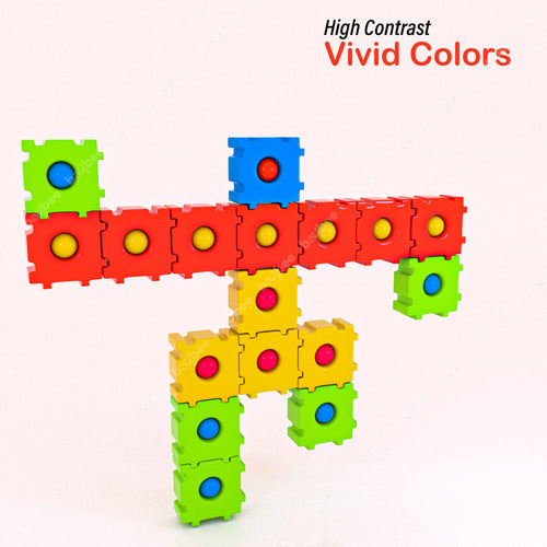 Baybee 30 Pcs Jigsaw Puzzle Pop It Toys for Kids BAYBEE