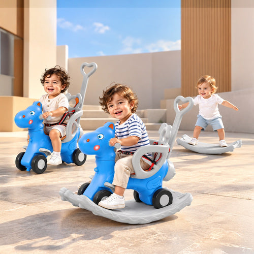 Baybee 2 in 1 Baby Horse Rider Ride on Toy Car for Kids BAYBEE