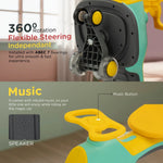 teal yellow