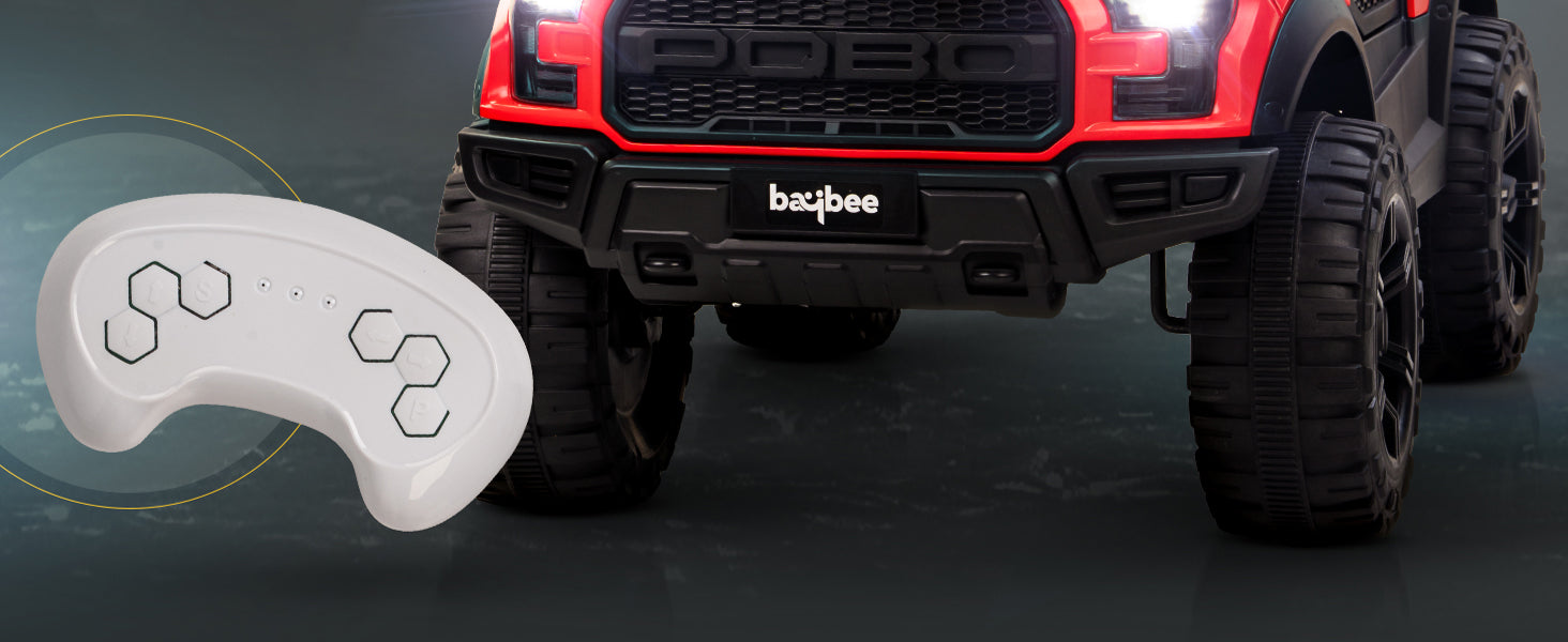 Baybee Bronco Battery Operated Jeep for Kids RGB Windshield Light & Music — slide 1