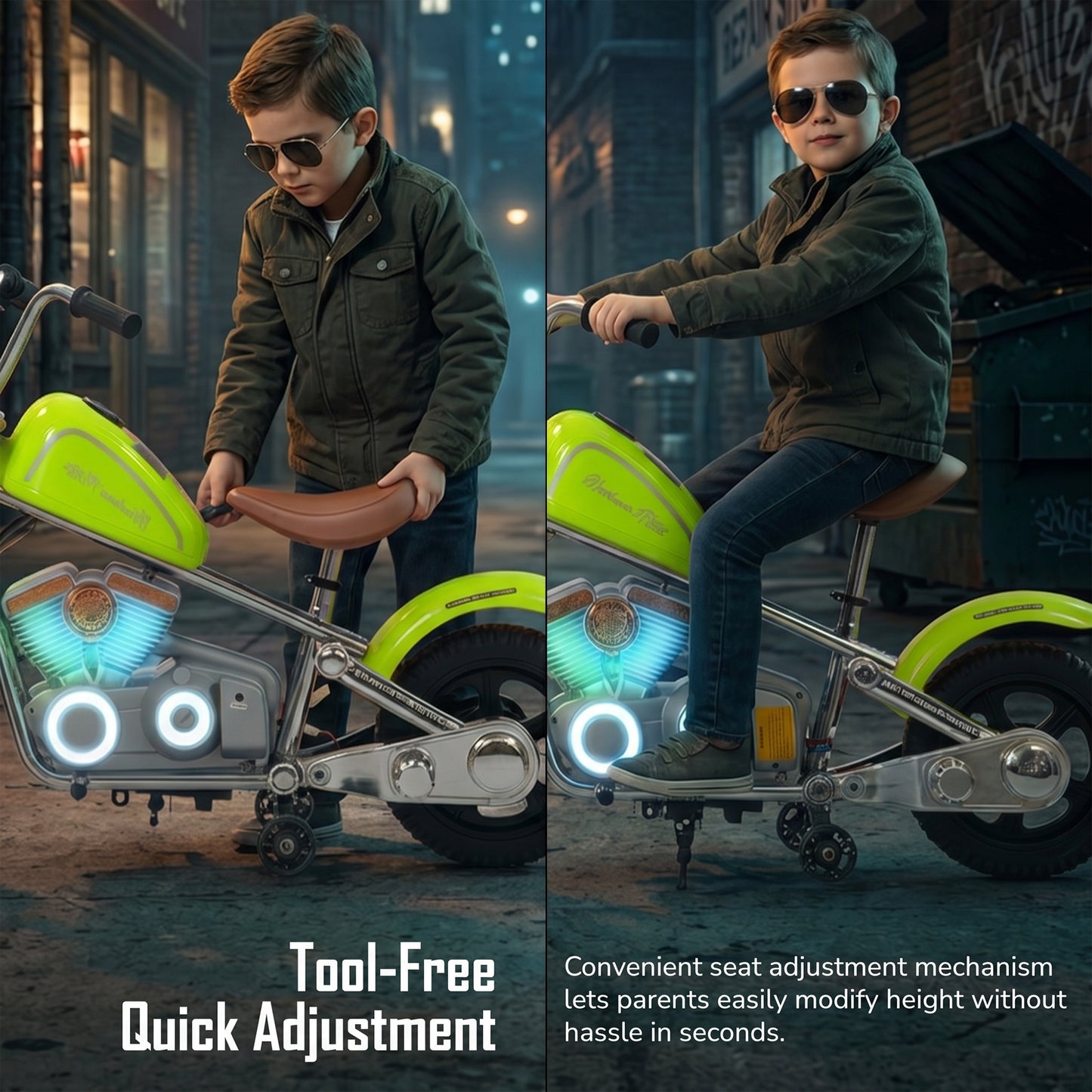 Baybee ChopperX Baby Battery Operated Bike for Kids