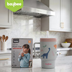 Grey Baby Straw Cup