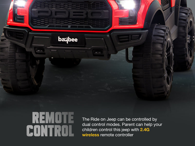 Baybee Bronco Battery Operated Jeep for Kids RGB Windshield Light & Music — slide 1