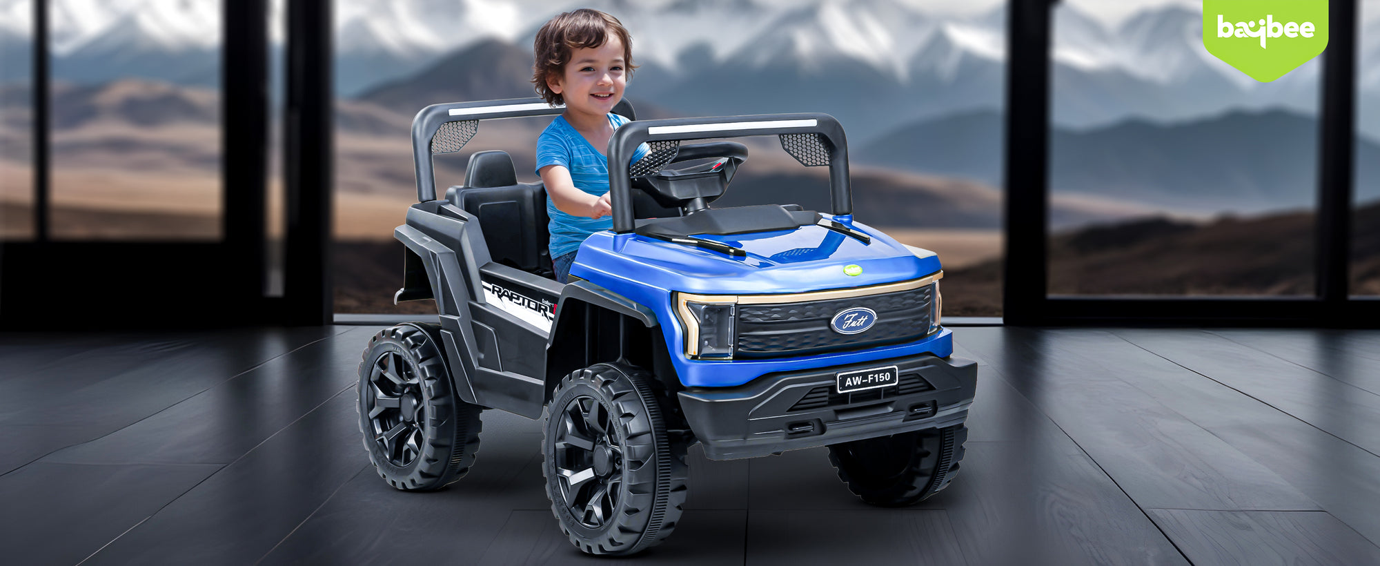 Baybee Raptor Battery Operated Jeep for Kids — slide 1