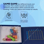 Baybee Wooden Block Logic Magnetic Puzzle Kids Toys BAYBEE