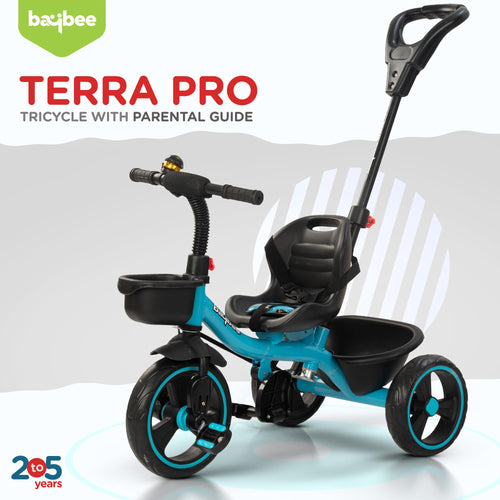 Baybee Trixg Pro 2 in 1 Baby Tricycle for Kids, Smart Plug & Play Kids Cycle with Parental Push Handle BAYBEE