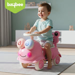 Baybee Kermit Ride on Cars for Kids Indoor Baby Push Ride-ons with Glowing Lights BAYBEE