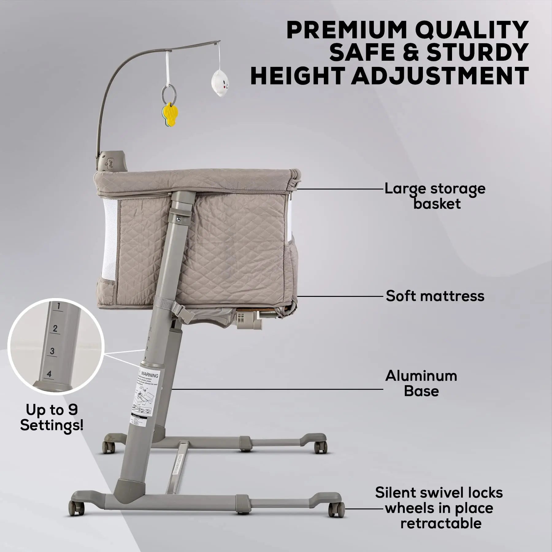 Baybee Cradella Cradle for Baby Cot with Portable & Mosquito Net BAYBEE