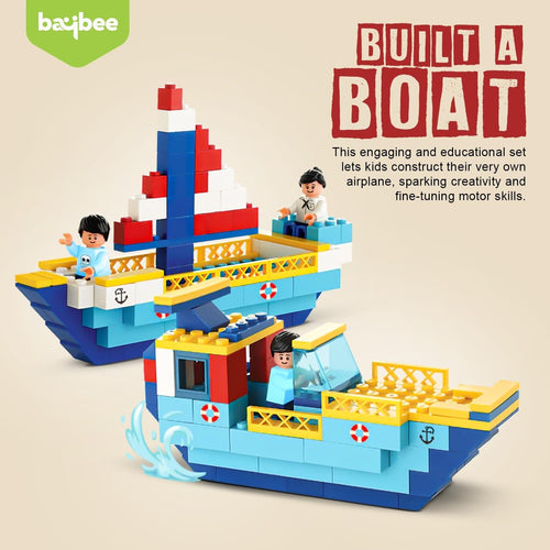 BAYBEE 150 Pcs Bricks Building Blocks for Kids - Fun & Educational Construction Toy BAYBEE