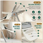 Baybee 3 in 1 High Chair with Removable Food & Toy Tray, 4 Level Height Adjustment Baybee India
