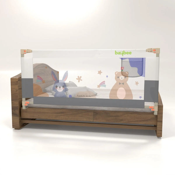 Baybee Baby Bed Rail Guard Foldable Portable Safety Protector for Babies - 200 x 80 cm