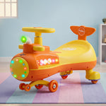 Baybee Diver Baby Swing Cars for Kids Twister Ride on Kids Car with RGB Lights - Baybee India