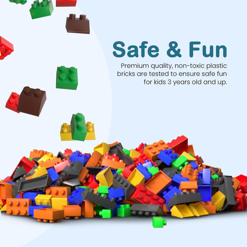 BAYBEE 142 Pcs Bricks Building Blocks for Kids, Educational Activity Toys for Kids BAYBEE