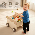Baybee 2-in-1 Baby Shopping Cart Ergonomic Push Walker to Prevent Bow Legs Baybee India